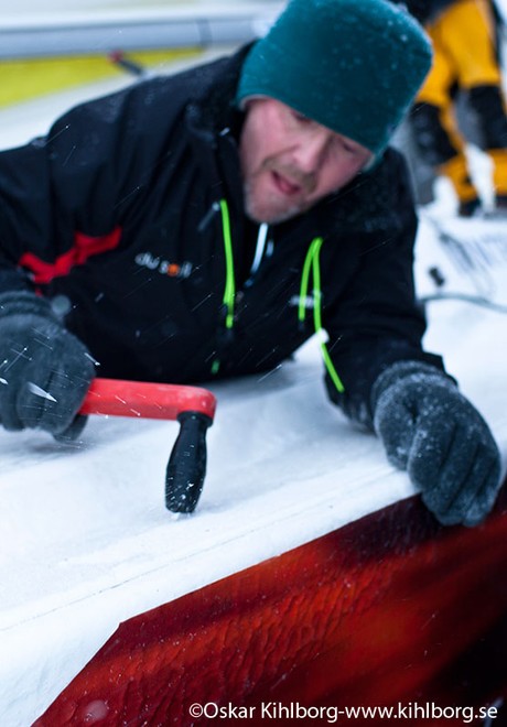 Ice Cup, Stockholm, Sweden.<br />
Matchracing in snow and -10 C degrees.<br />
© Oskar Kihlborg 2010 &copy;  Oskar Kihlborg http://www.kihlborg.se